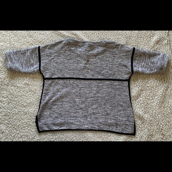 Madewell sculpture crop sweater top chunky JCrew - Picture 5 of 12